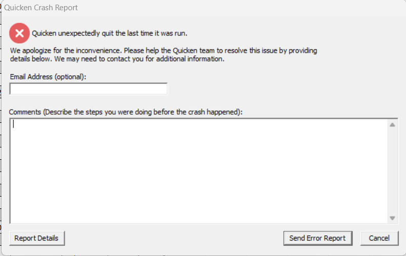 Cannot print the list "Print Bills, & Transfers" from Bills