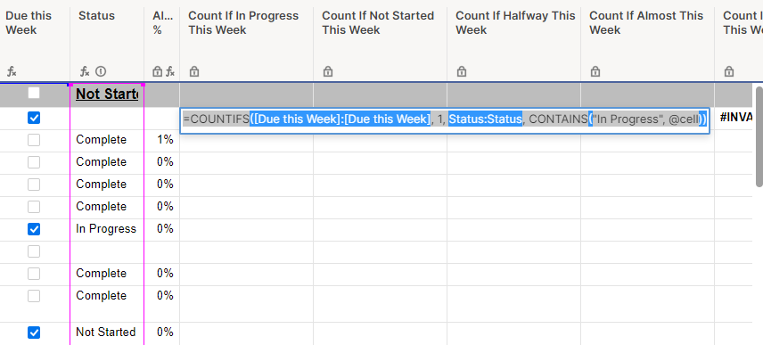 Help with IF COUNT IFS Cross Reference Formula — Smartsheet Community