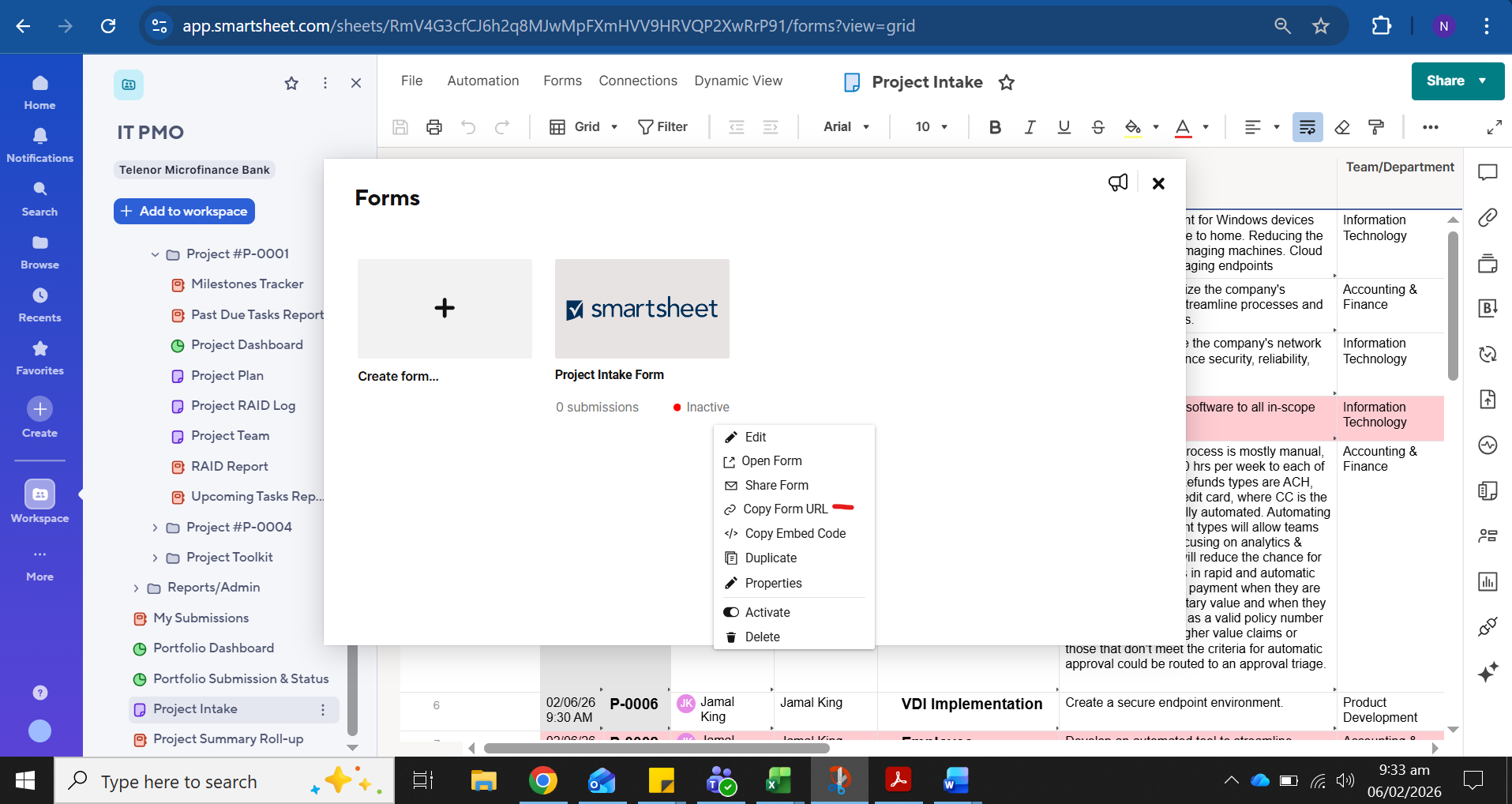 IT PMO Template Instructions - Smartsheet Community