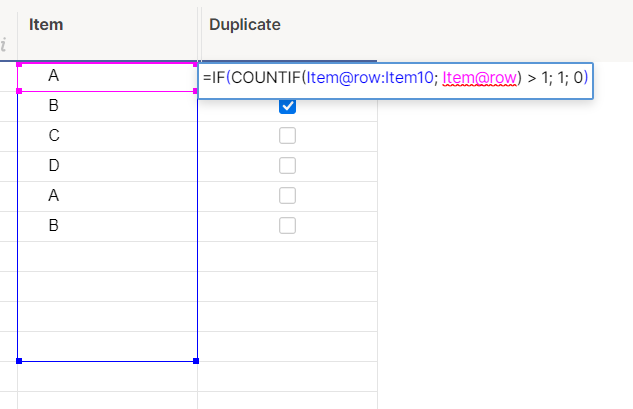 Check duplicate rows and keep the last ones. Smartsheet Community