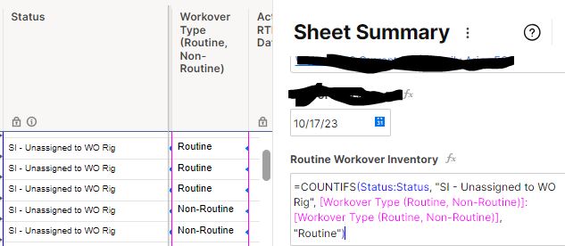 Help with IF COUNT IFS Cross Reference Formula — Smartsheet Community