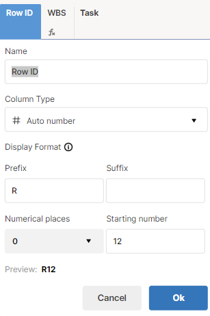 Sequential numbering not working Project with WBS sheet