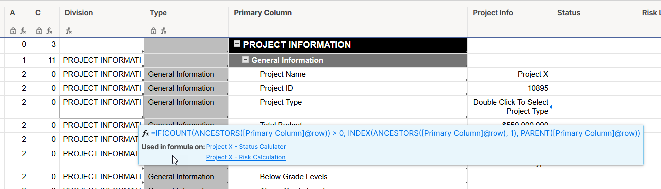 Pivot Summary based on base sheet hierarchy Smartsheet Community