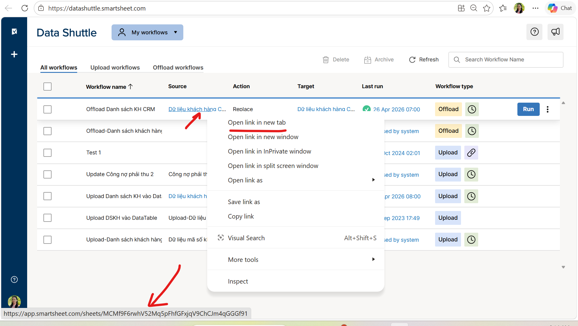 Data Shuttle Source Permissions - Smartsheet Community