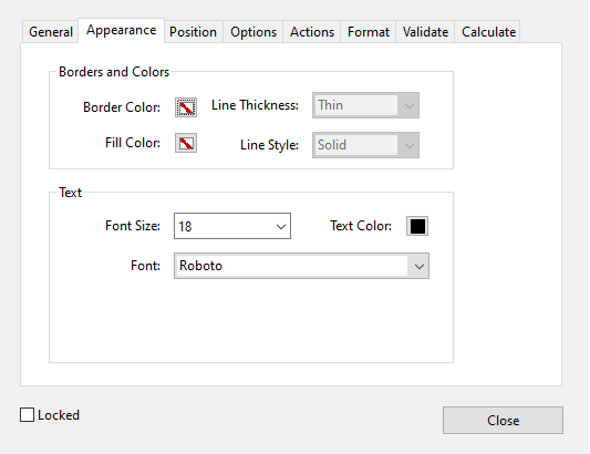 change font size adobe acrobat fillable form