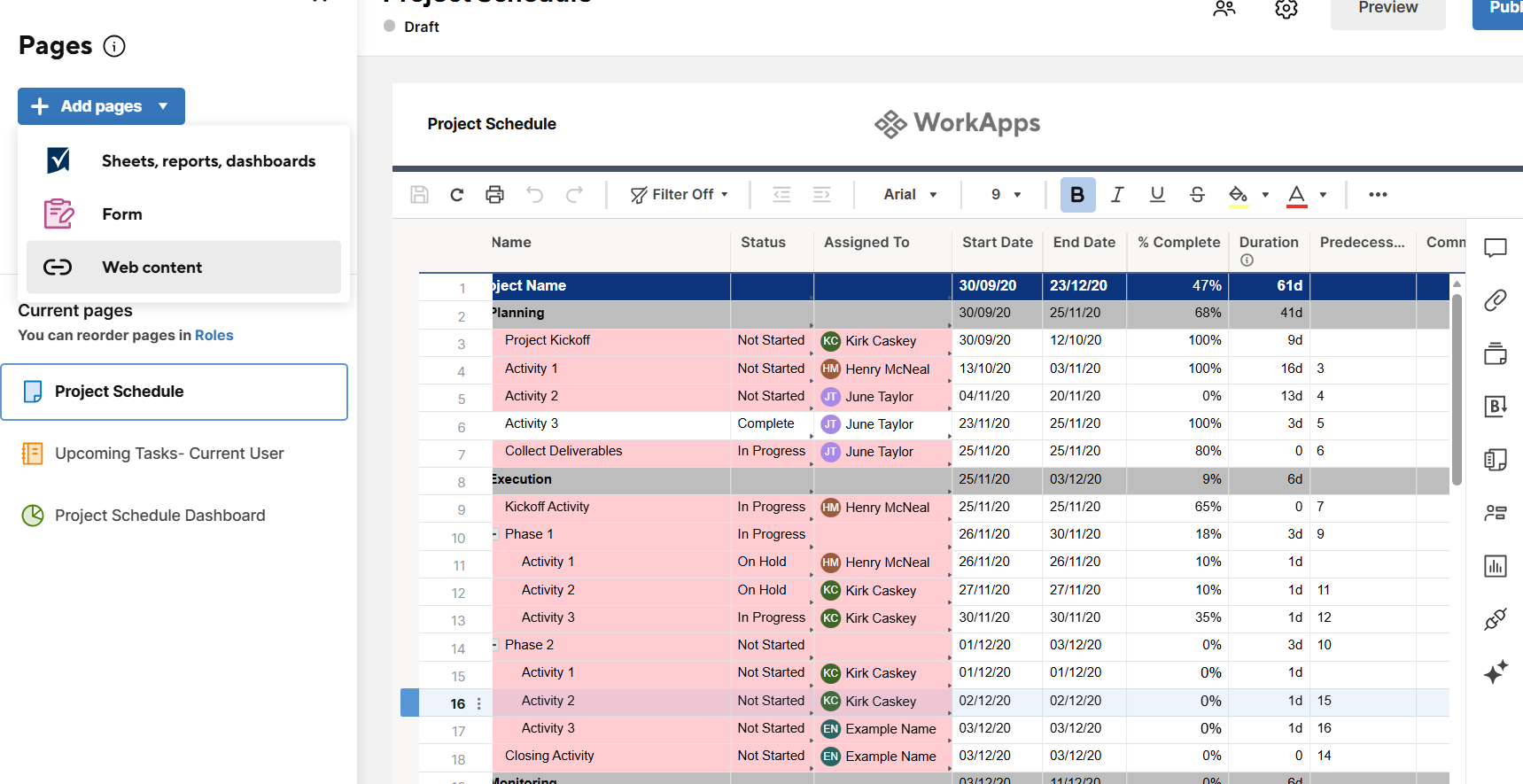 WorkApps Administration - Creator/owner ONLY - Smartsheet Community