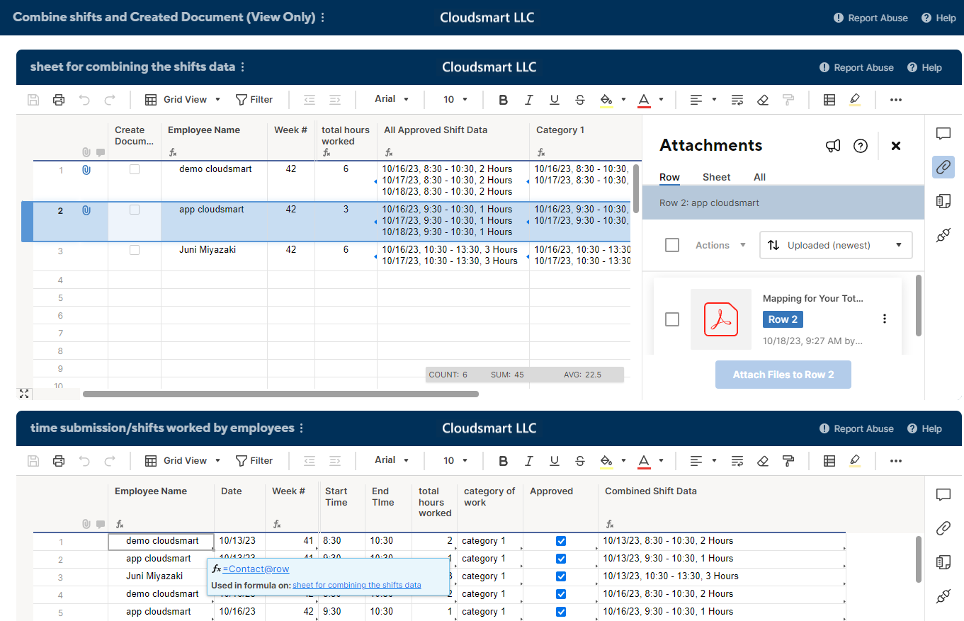 Combine shifts and Created Document.png