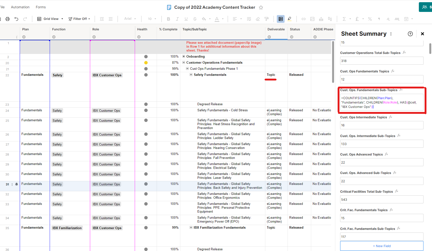 How To Add New Criteria To My Current Countifs Formula — Smartsheet Community 7122