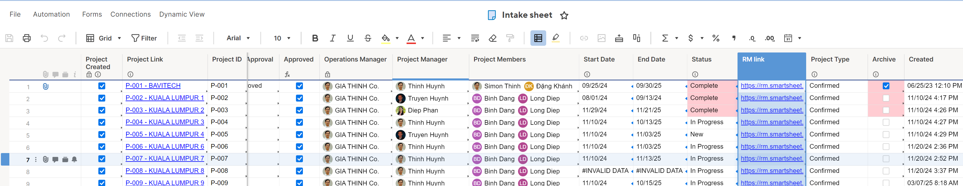 Integration with Smartsheet Projects - Smartsheet Community