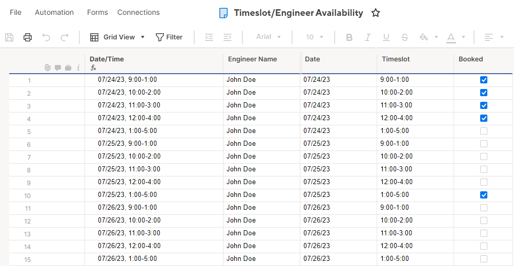 Table - using index match type function to return  - Qlik