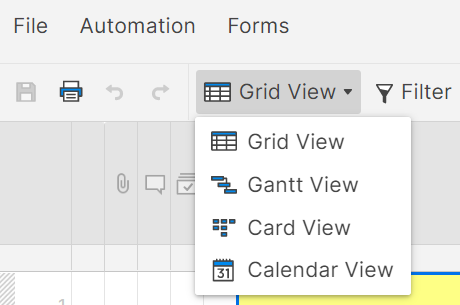 Smartsheet view menu.png