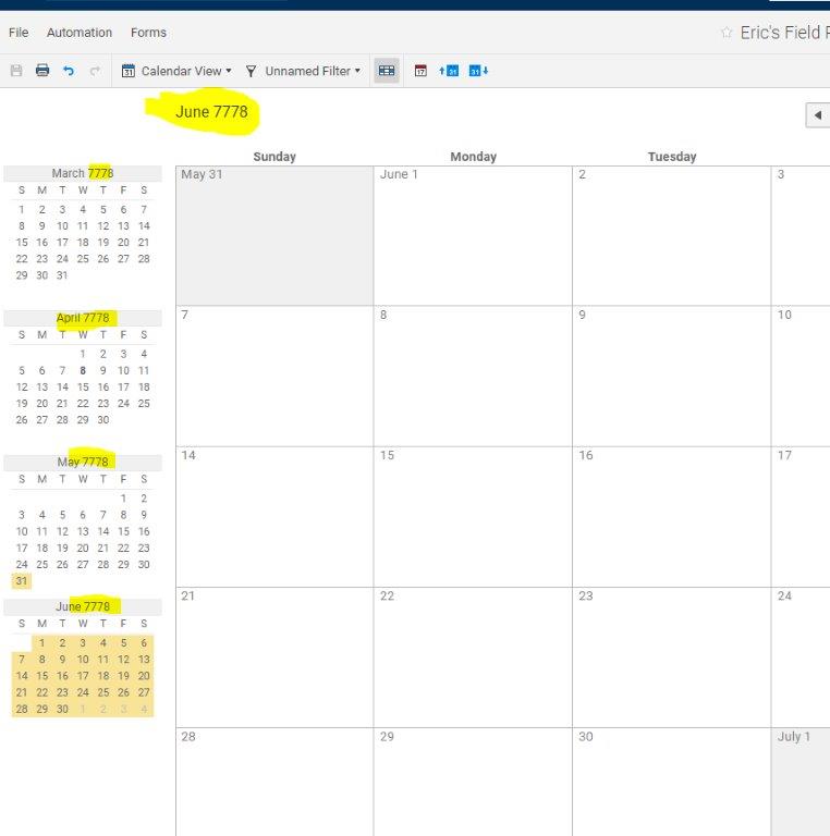 CALENDAR VIEW Date is not showing accurately Smartsheet Community