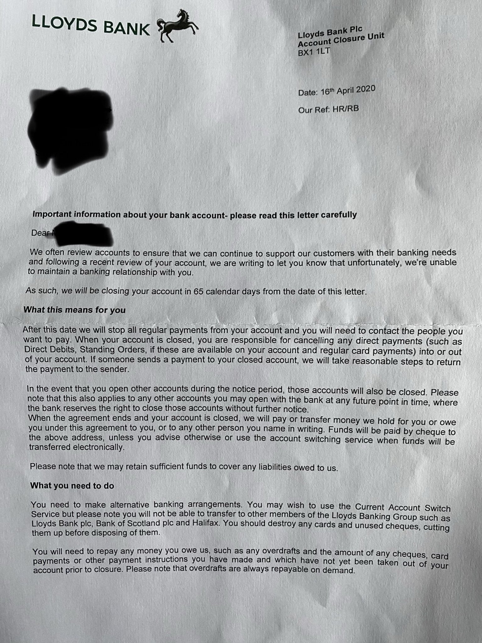 At what stage do banks put CIFAS marker on? — MoneySavingExpert Forum