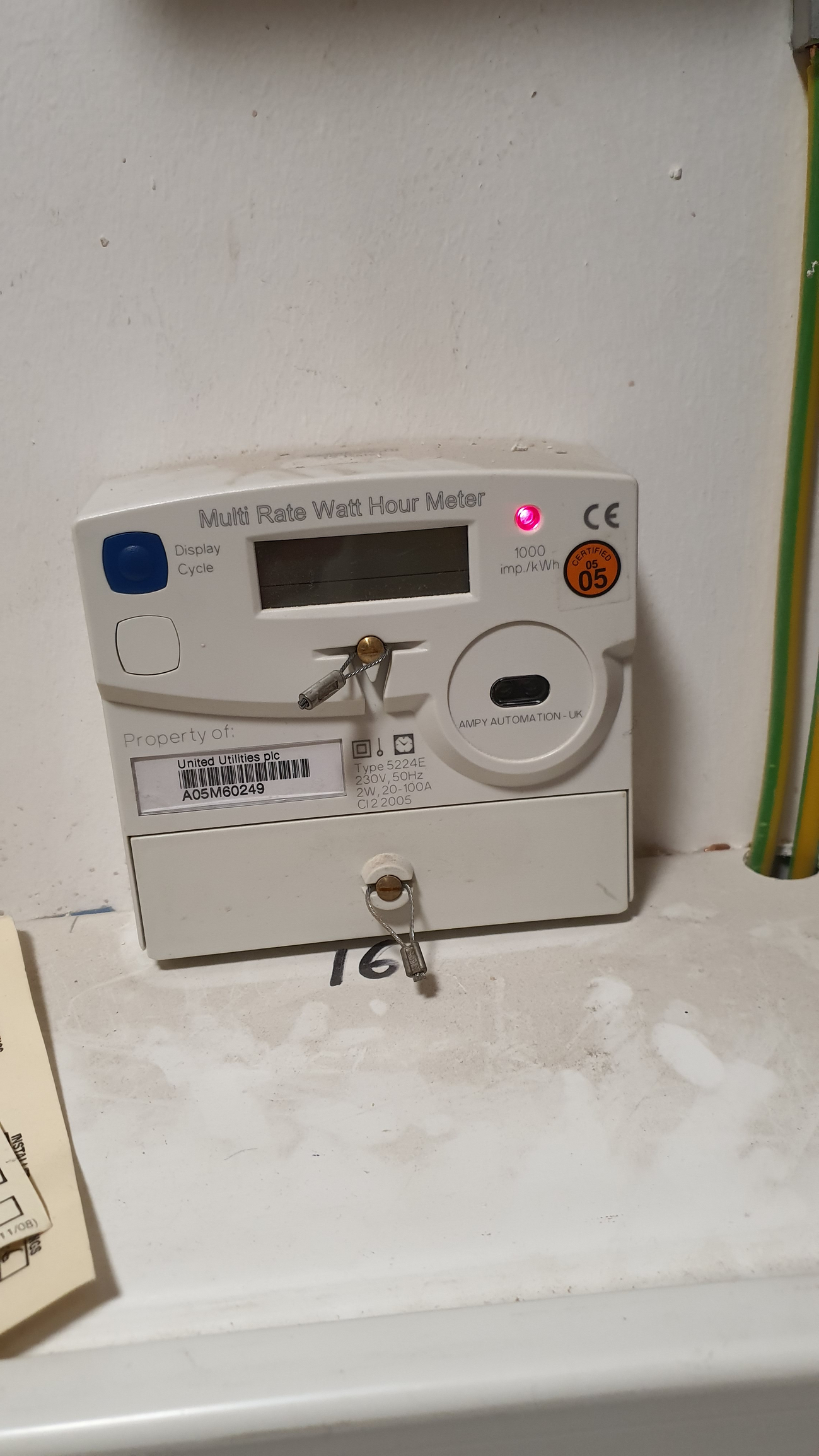Faulty Electric meter (blank display) — MoneySavingExpert Forum