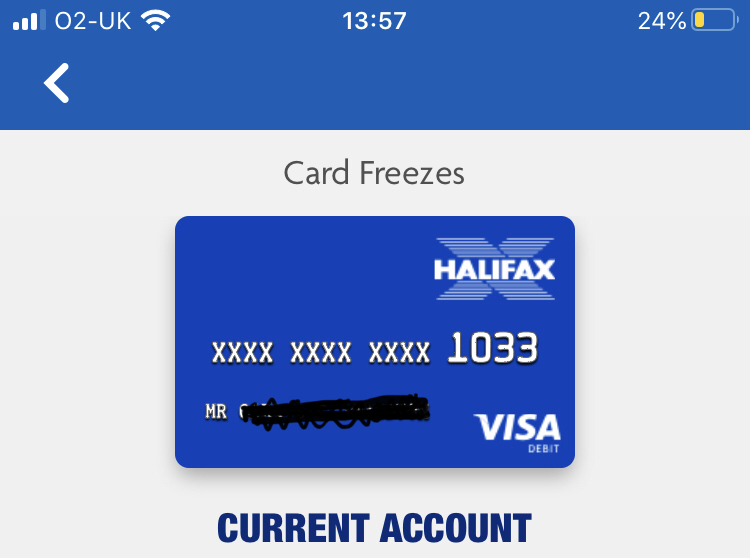 Halifax Debit Card — MoneySavingExpert Forum