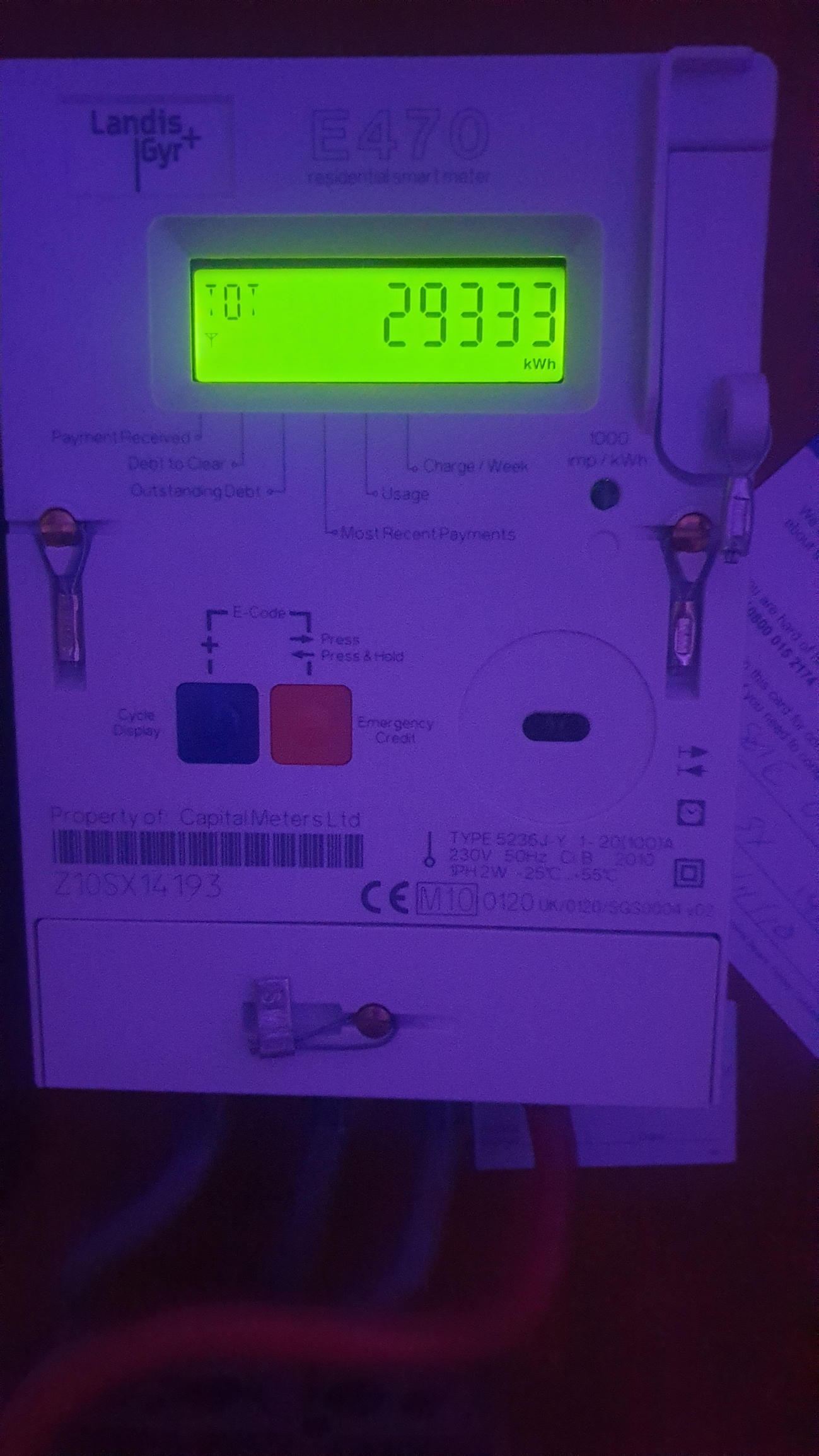 Landis & gyr E470how to read — MoneySavingExpert Forum