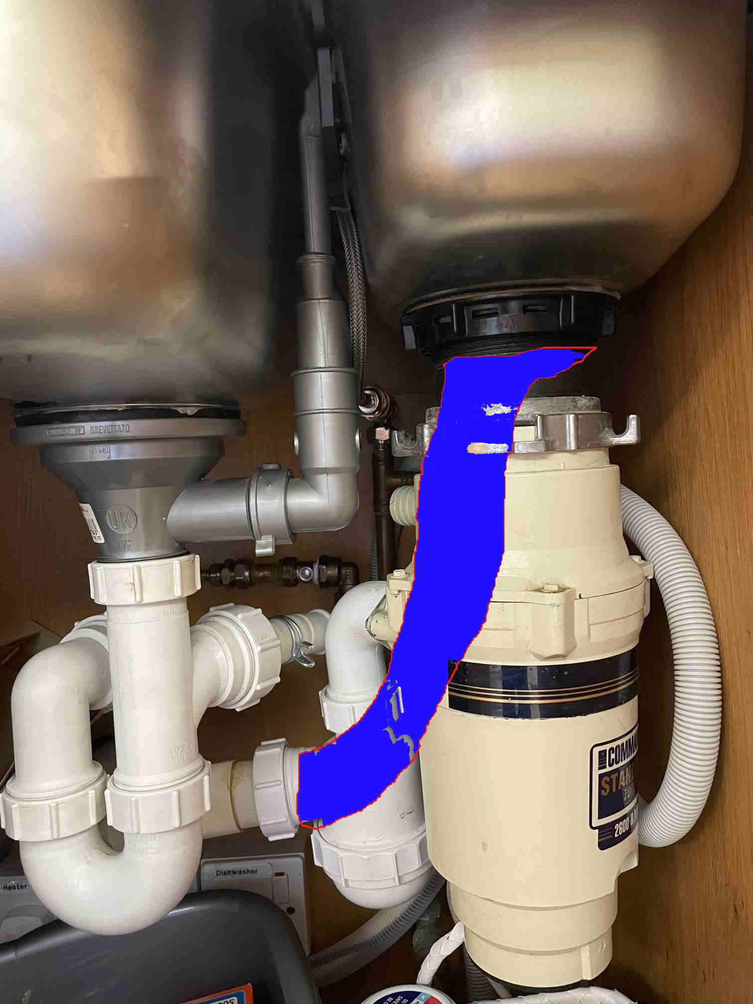 What items/pipes to buy to connect underneath sink to sink waste (after