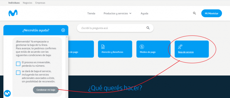 Dar De Baja Una Linea Movistar