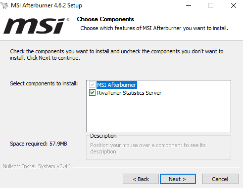 riva tuner statistics server not showung up