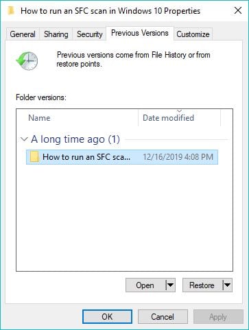 Run SFC in windows