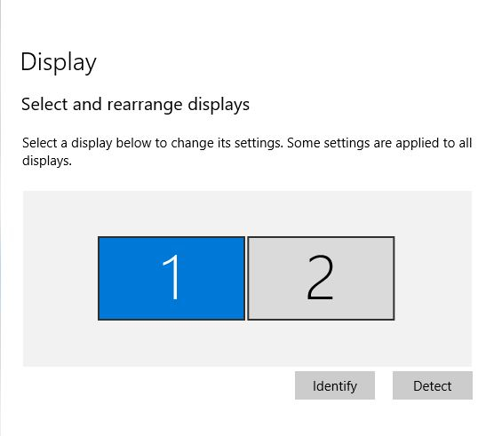 display settings