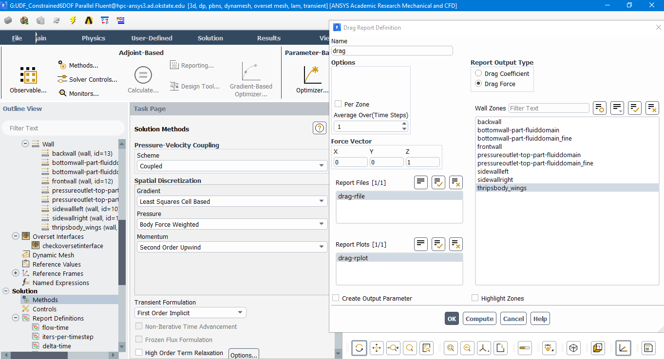 Confusion with steps for allowing fluent to consider hydrostatic