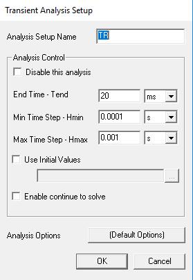 External Circuit Simulation Time