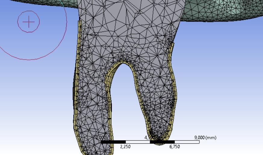 mesh with offset to middle