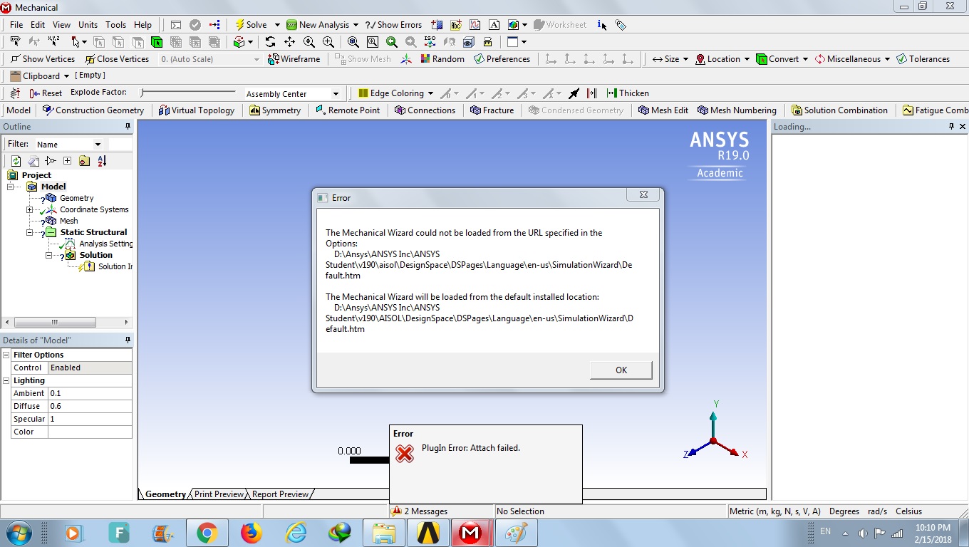 Ansys Mechanical Interface Couldn T Open Ansys Mechanical Interface Couldn T Open