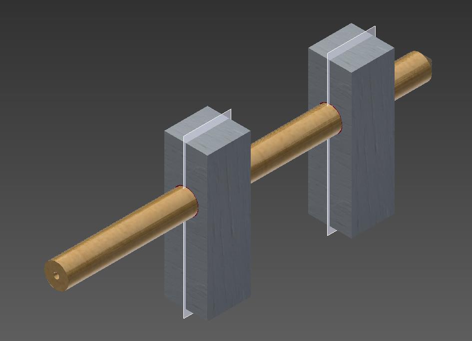 Modelling the Heat created from an Axle rotation in contact with a bushing