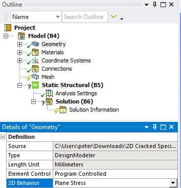 Problems with cracks in the new version of Ansys (2020R1)