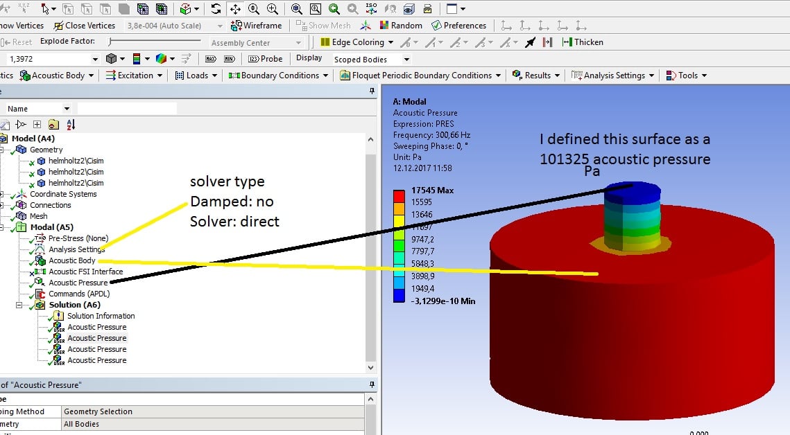 Helmholtz Resonator — Ansys Learning Forum