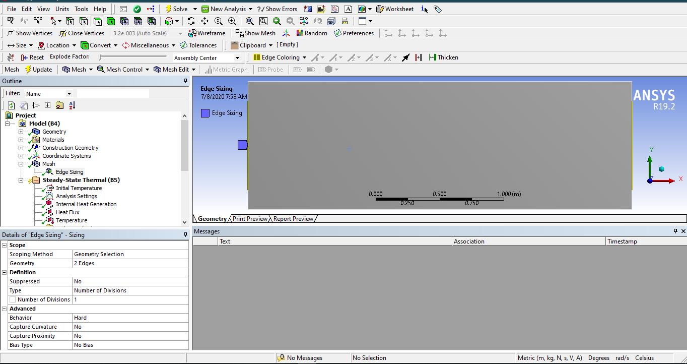 Problem in Increasing number of nodes and element in 2D_state heat ...