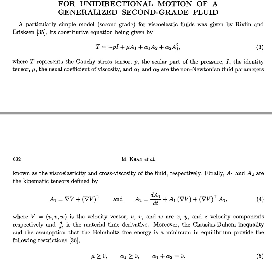 problem with an unsteady momentum source term