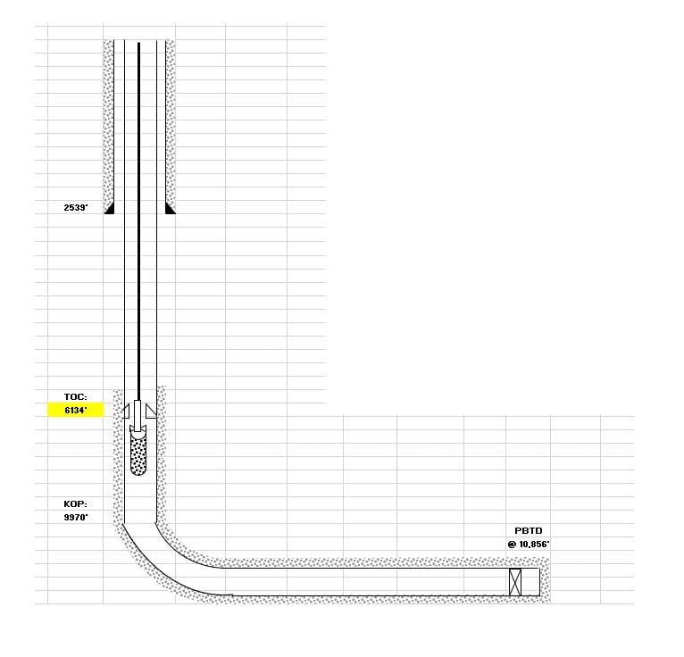 Horizontal Wellbore Schematic