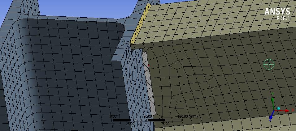 How can I make contacts and merged shared topologies within the same model?
