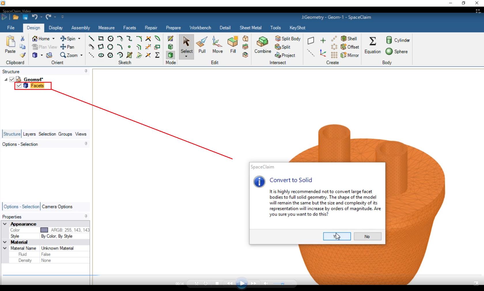 Extract Internal Volume from STL file