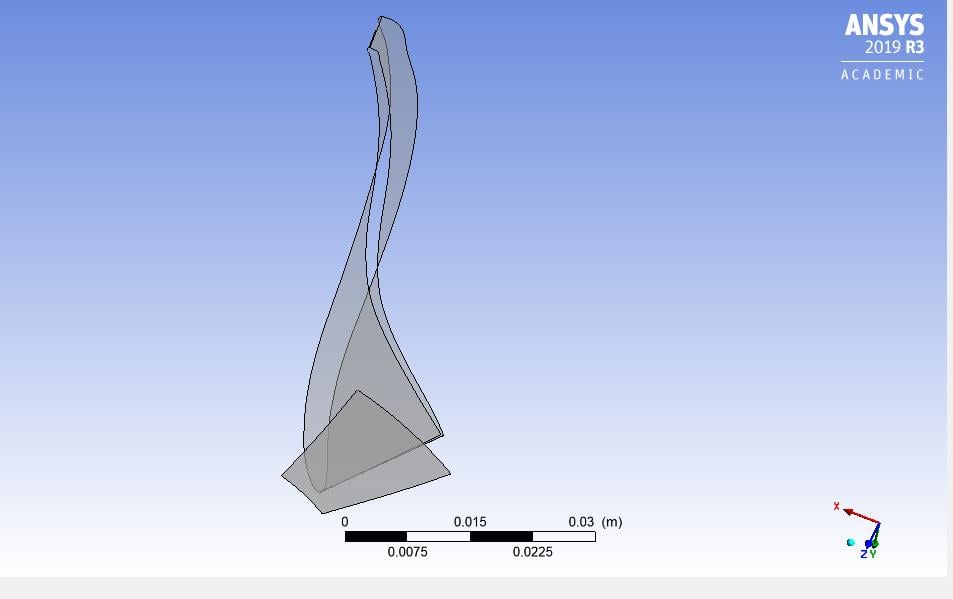 Blade and DesignModeler