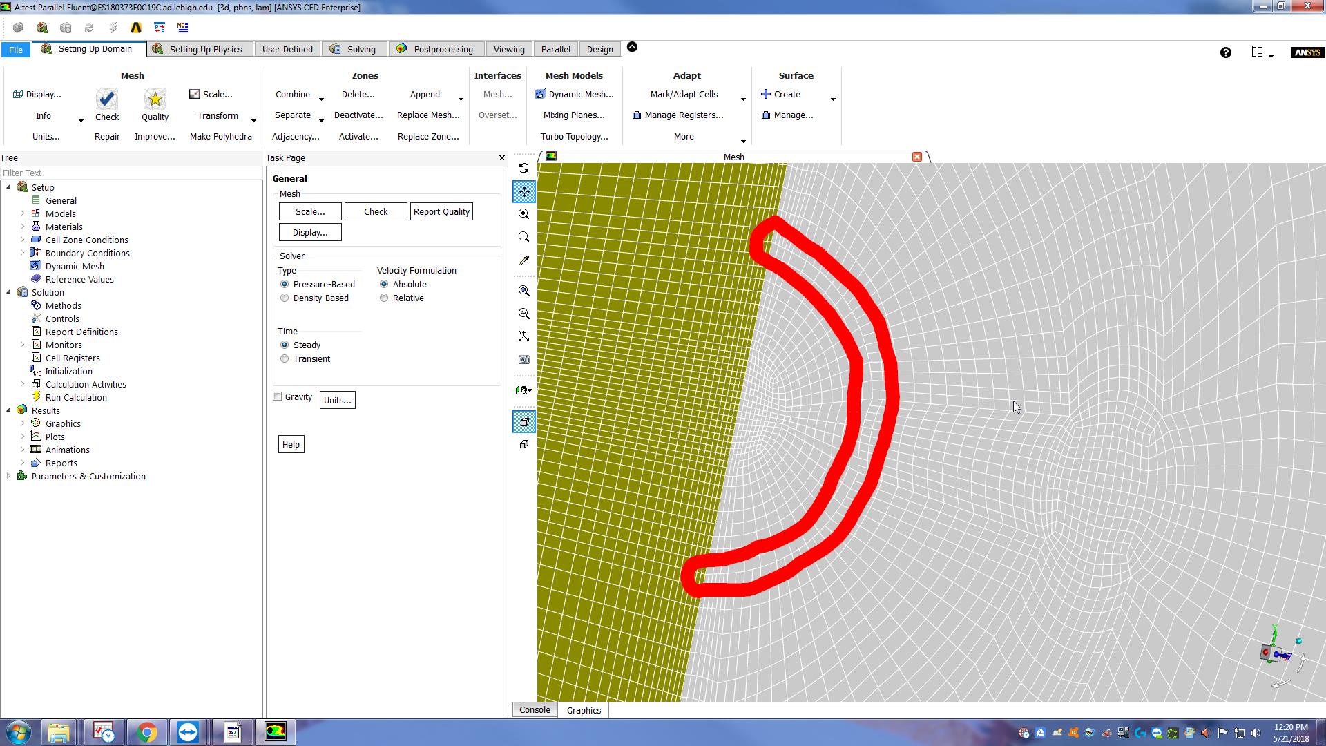 Dynamic mesh