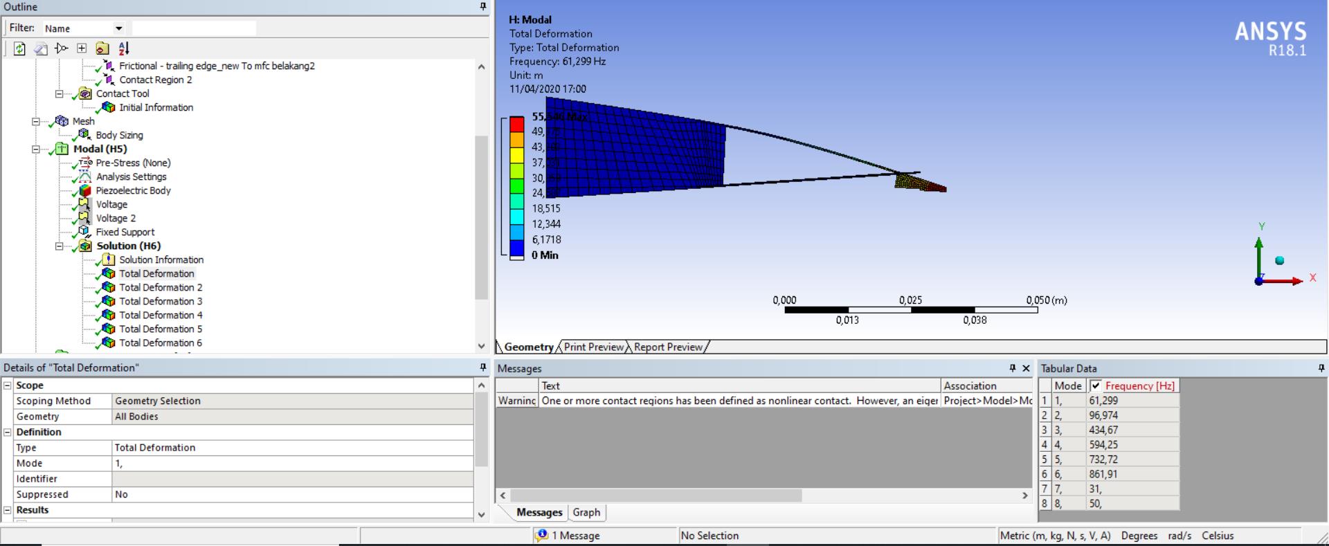 pic 1. the piezo trailing edge part penetrate the lower plate