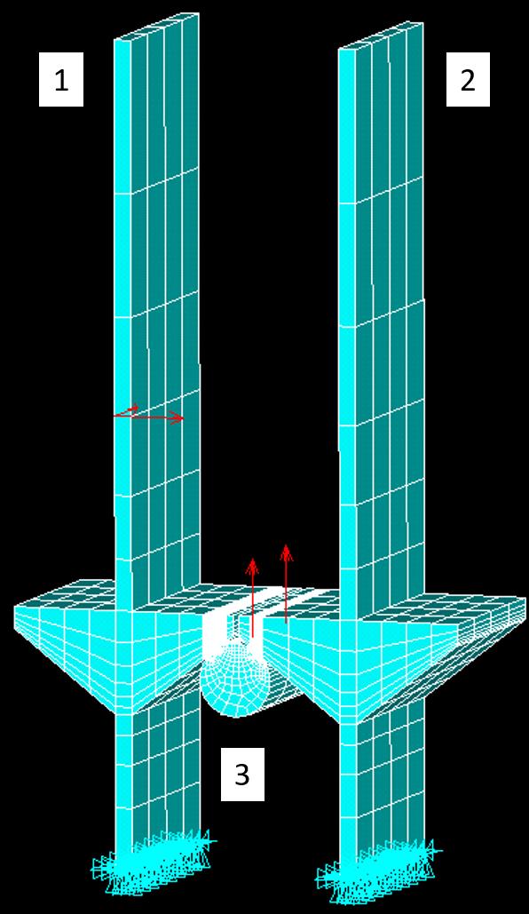 transient time step integration of turbine blade with friction damper