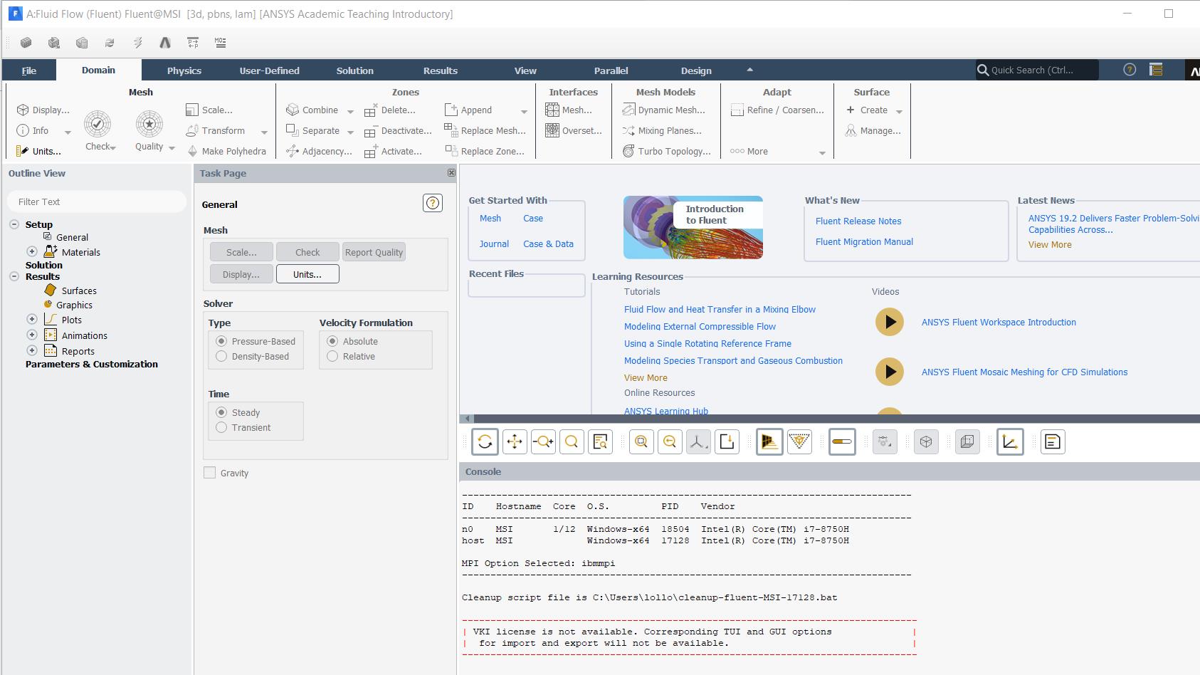 screenshot of the problem