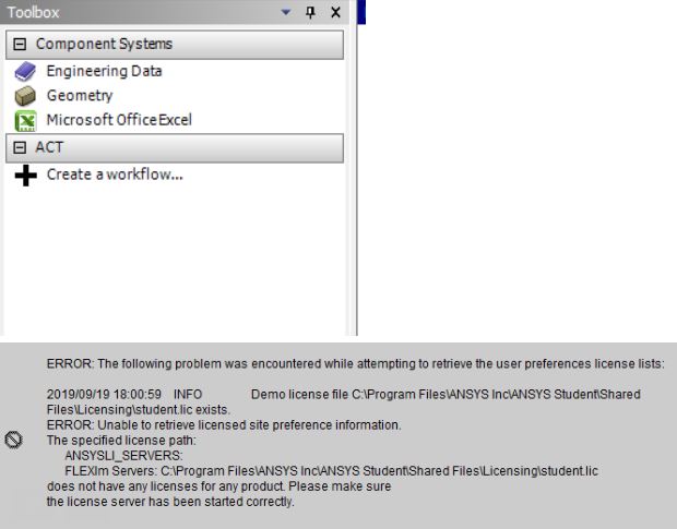 license problem – student software