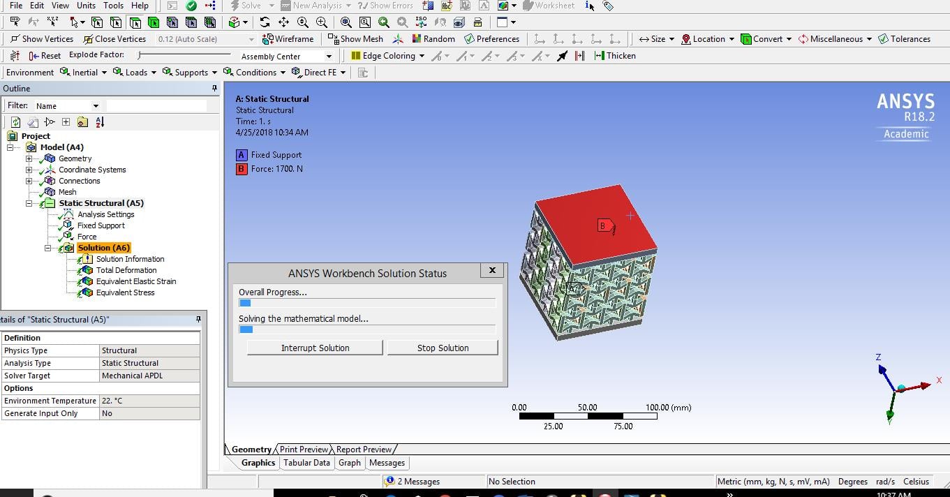Ansys Workbench Solution Problem Ansys Workbench Solution Problem