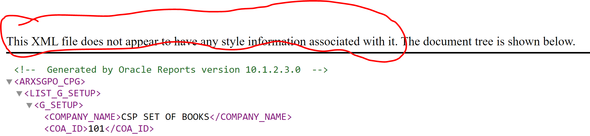 Not able to print Statement using XML Report Publisher program — oracle ...