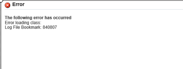 Web ADI Errors (WEB ADI Fatal Error: Error loading class: Log File ...