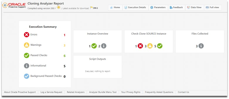 NEW: EBS Cloning Analyzer ( Doc ID 2379649.1 ) is now available ...