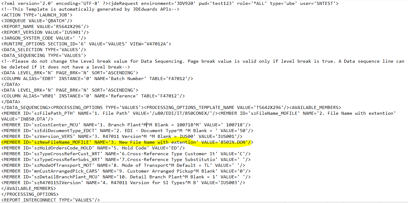 When we executing the UBE using RUNUBEXML command UBE going to error ...