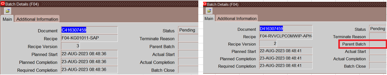 How to create a child batch using gme_api_pub.create_batch ? — oracle-mosc