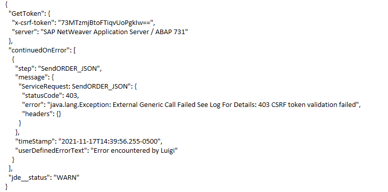 CSRF error REST connection to 3rd party — oracle-mosc